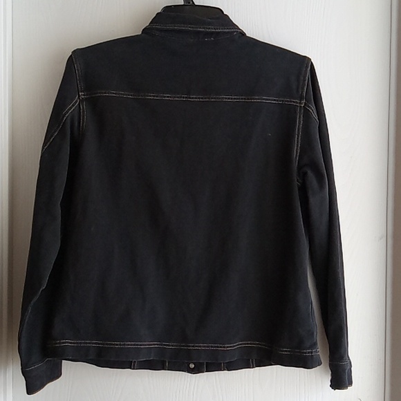 Coldwater Creek | Blue Cotton Denim Jacket - Picture 4 of 11